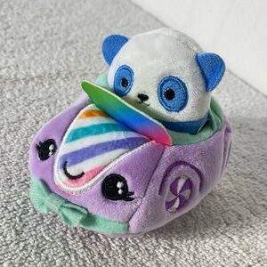 5/$35 Squishmallow Squishville Plush Vehicle Scout In Retro Roadster